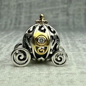 New Sterling Silver Cinderella’s Carriage Charm, Pandora Compatible ✨